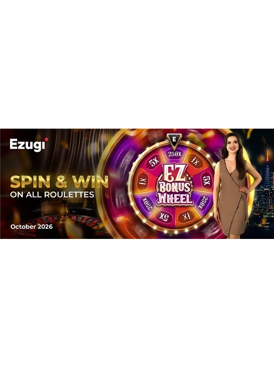 Ezugi 全轮盘 Spin & Win 活动